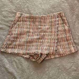 Tweed skort
